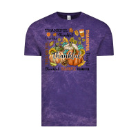 Cloud Purple Thankful Vintage Tee - texasbilliewilder