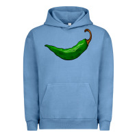 Pigment Pebble Blue jalapeño Urban Hoodie - BarkalooDesign