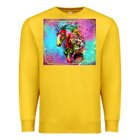 Lemon Colorful Unicorn Horse Premium Sweatshirt - LillyAllenDesigns