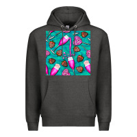 Charcoal Heather valentines day champagne and strawberry Premium Hoodie - BundleAndBundleShop