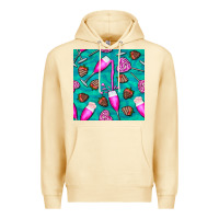 Pina Colada valentines day champagne and strawberry Premium Hoodie - BundleAndBundleShop