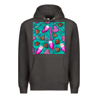 Smoke valentines day champagne and strawberry Premium Hoodie - BundleAndBundleShop