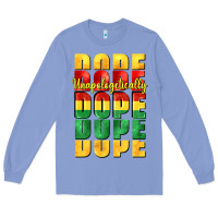 Colony Blue unapologetically dope cowgirl Long Sleeve Tee - CowGirlArtShop