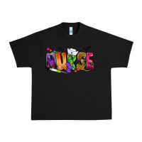 Black Nurse Halloween Urban Heavy Tee - NancyCooperArtShop