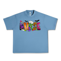 Pebble Blue Nurse Halloween Urban Heavy Tee - NancyCooperArtShop