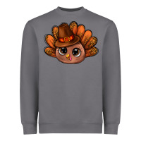 Storm turkey and leopard pattern and thanksgiving hat bbs Heavyweight Sweatshirt - BundleAndBundleShop