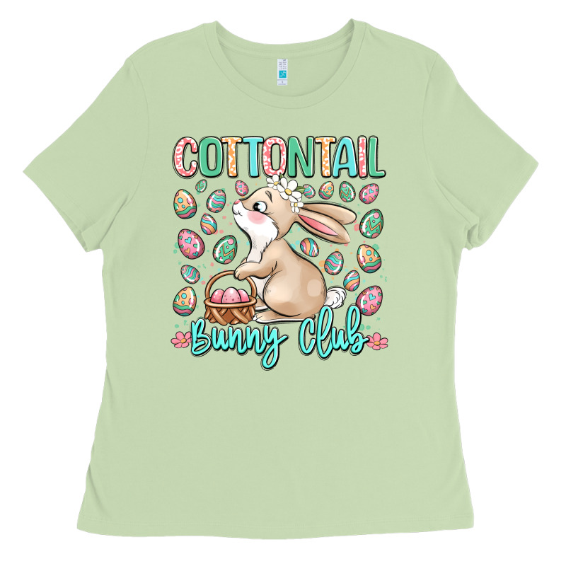Cottontail Bunny Club Ladies Tee by LillyAllenDesigns | Teevron