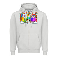 Dove Grey human pride Zipper Hoodie - LillyAllenDesigns
