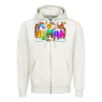 Oatmeal Heather human pride Zipper Hoodie - LillyAllenDesigns