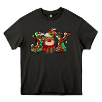 Asphalt joy christmas deer Heavy Core Tee - MaliasSmallBusiness
