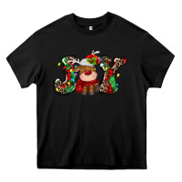 Black joy christmas deer Heavy Core Tee - MaliasSmallBusiness