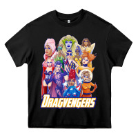 Black rupaul's dragvengers all winners Heavy Core Tee - tuanDangUi