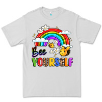 Dove Grey bee yourself Premium Tee - LillyAllenDesigns
