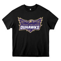 Black loras college duhawks Heavy Core Tee - tuanDangUi