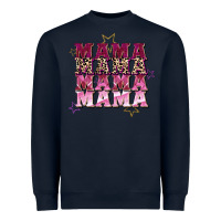 Navy Mama mama mama mama Mother's Day Heavyweight Sweatshirt - FaDigitalArtStudio