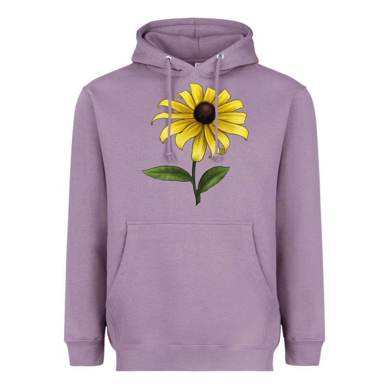 Black Eyed Susan Flower Illustrations Heavyweight Hoodie by LillyAllenDesigns | Teevron