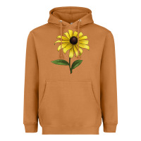 Meerkat Black Eyed Susan Flower Illustrations Heavyweight Hoodie - LillyAllenDesigns