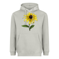 Moon Dust Black Eyed Susan Flower Illustrations Heavyweight Hoodie - LillyAllenDesigns