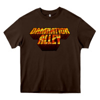 Chocolate Brown damnation alley Heavy Core Tee - tuanDangUi