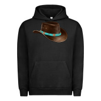 Pigment Black cowboy cap Urban Hoodie - BarkalooDesign