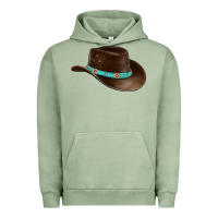 Pigment Oil Green cowboy cap Urban Hoodie - BarkalooDesign