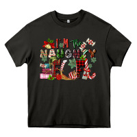 Asphalt im the naughty elf Heavy Core Tee - MaliasSmallBusiness