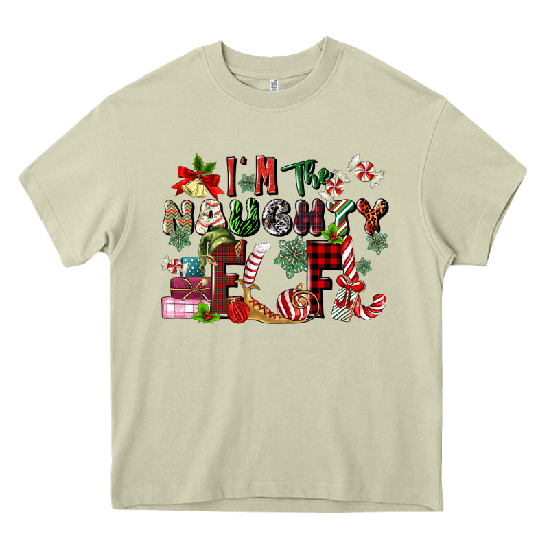 Im The Naughty Elf Heavy Core Tee by MaliasSmallBusiness | Teevron