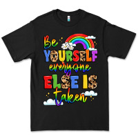 Black be yourself everyone else in taken Premium Tee - LillyAllenDesigns