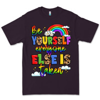 Plum be yourself everyone else in taken Premium Tee - LillyAllenDesigns