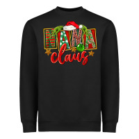 Black Christmas Nana Claus Mother's Day Heavyweight Sweatshirt - FaDigitalArtStudio