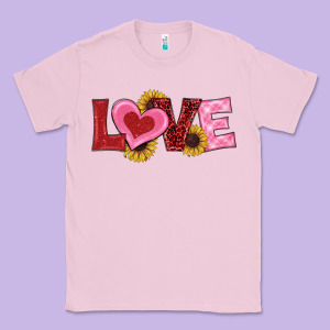 Valentines Day Love Sunflowers Classic Tee Designed By Ranaportraitstore