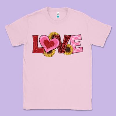 Valentines Day Love Sunflowers Classic Tee Designed By Ranaportraitstore