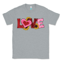 Heather Grey valentines day love sunflowers Classic Tee - RanaPortraitStore