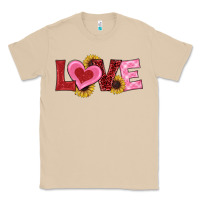 Mushroom valentines day love sunflowers Classic Tee - RanaPortraitStore