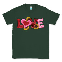 Sports Green valentines day love sunflowers Classic Tee - RanaPortraitStore