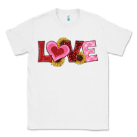 White valentines day love sunflowers Classic Tee - RanaPortraitStore