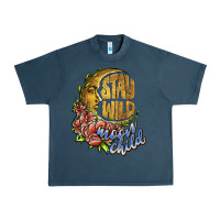 Midnight Navy stay wild moon child Urban Heavy Tee - JahusDesignShop