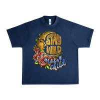 Navy stay wild moon child Urban Heavy Tee - JahusDesignShop