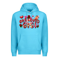 Ocean Blue One loved gigi Premium Hoodie - FaDigitalArtStudio