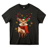 Asphalt reindeer in christmas Heavy Core Tee - MaliasSmallBusiness