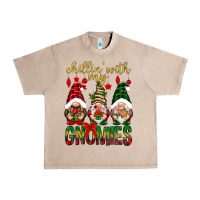 French Oak Chillin' with my gnomes Urban Heavy Tee - NancyCooperArtShop