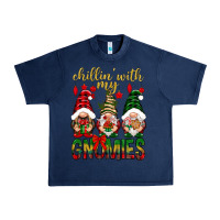 Navy Chillin' with my gnomes Urban Heavy Tee - NancyCooperArtShop