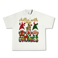 Pistachio Chillin' with my gnomes Urban Heavy Tee - NancyCooperArtShop