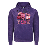 Cloud Purple in october we wear pink pumpkin Vintage Hoodie - texasbilliewilder