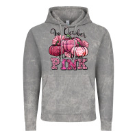 Cloud Rock in october we wear pink pumpkin Vintage Hoodie - texasbilliewilder