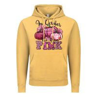 Vintage Mustard in october we wear pink pumpkin Vintage Hoodie - texasbilliewilder