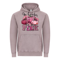 Vintage Zinc in october we wear pink pumpkin Vintage Hoodie - texasbilliewilder