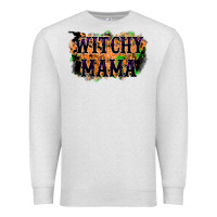 Oatmeal Heather witchy mama Premium Sweatshirt - RacoonDesign
