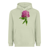 Matcha Red Clover Illustrations Heavyweight Hoodie - LillyAllenDesigns
