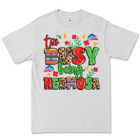 Dove Grey too busy being hermosa Premium Tee - LillyAllenDesigns